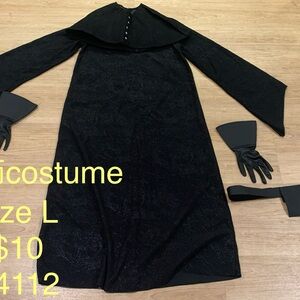 Black Kids Costume with Gloves